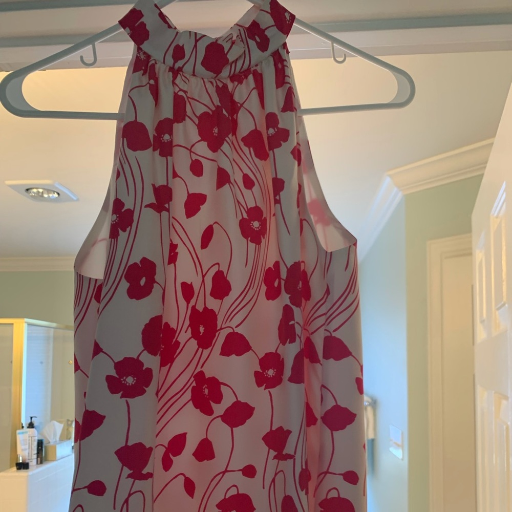 100% silk sleeveless Elizabeth McKay top